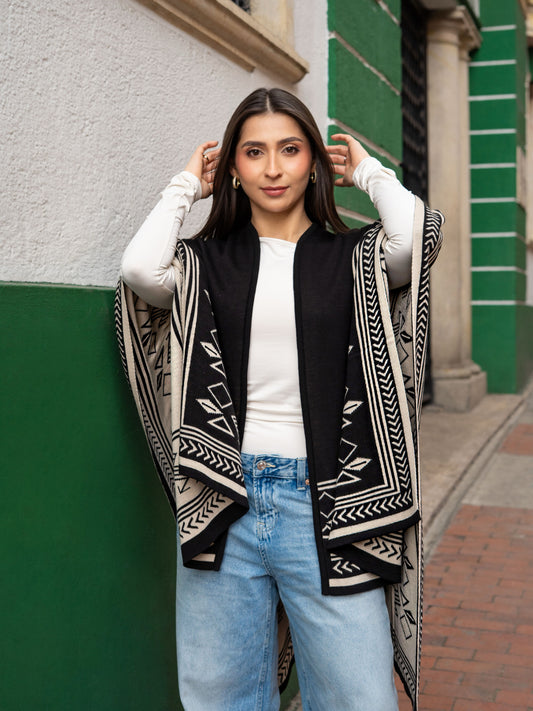 Chal etnico doble faz